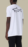 T-shirt Paul And Shark Blanc - Requin dans le dos Paul and Shark