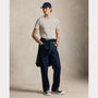 T-Shirt Ralph Lauren Gris - T-SHIRT COL ROND EN JERSEY À COUPE AJUSTÉE PERSONNALISÉE Ralph Lauren