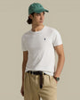 T-shirt Ralph Lauren Blanc - Custom Slim fit Ralph Lauren