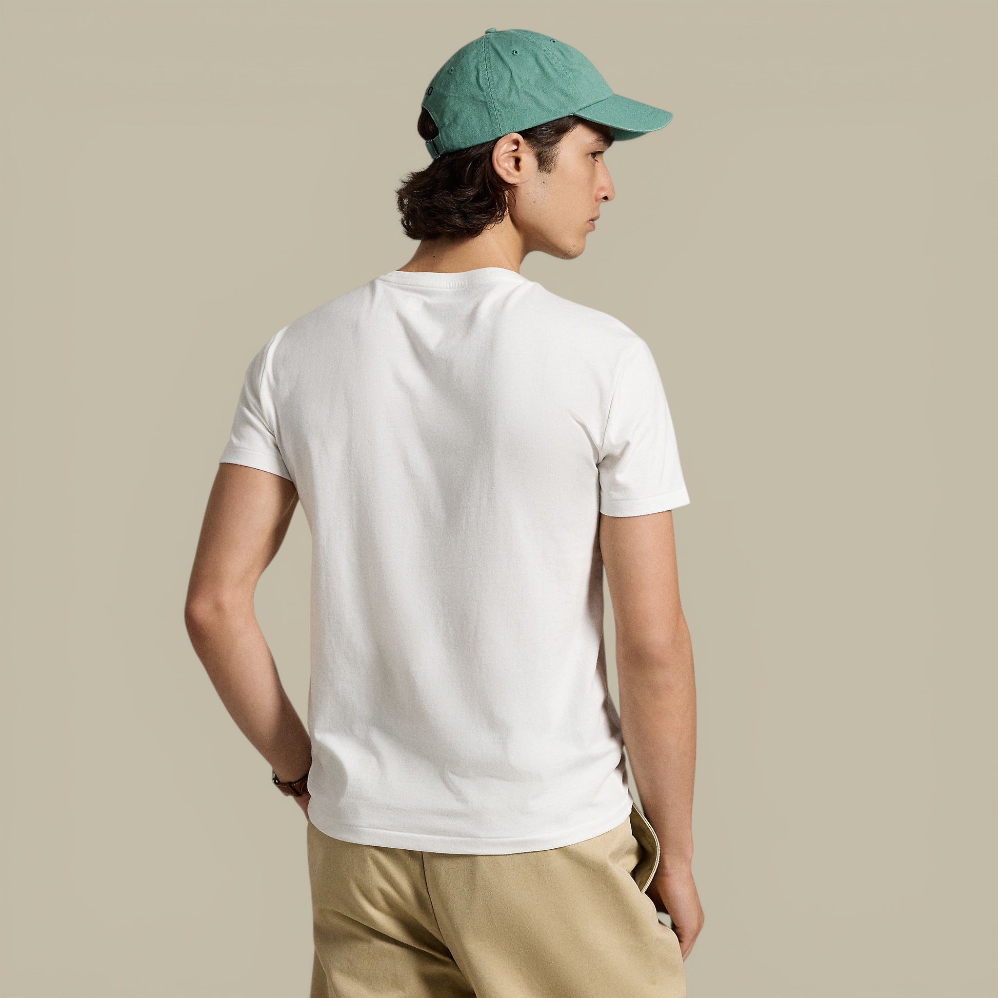 T-shirt Ralph Lauren Blanc - Custom Slim fit Ralph Lauren
