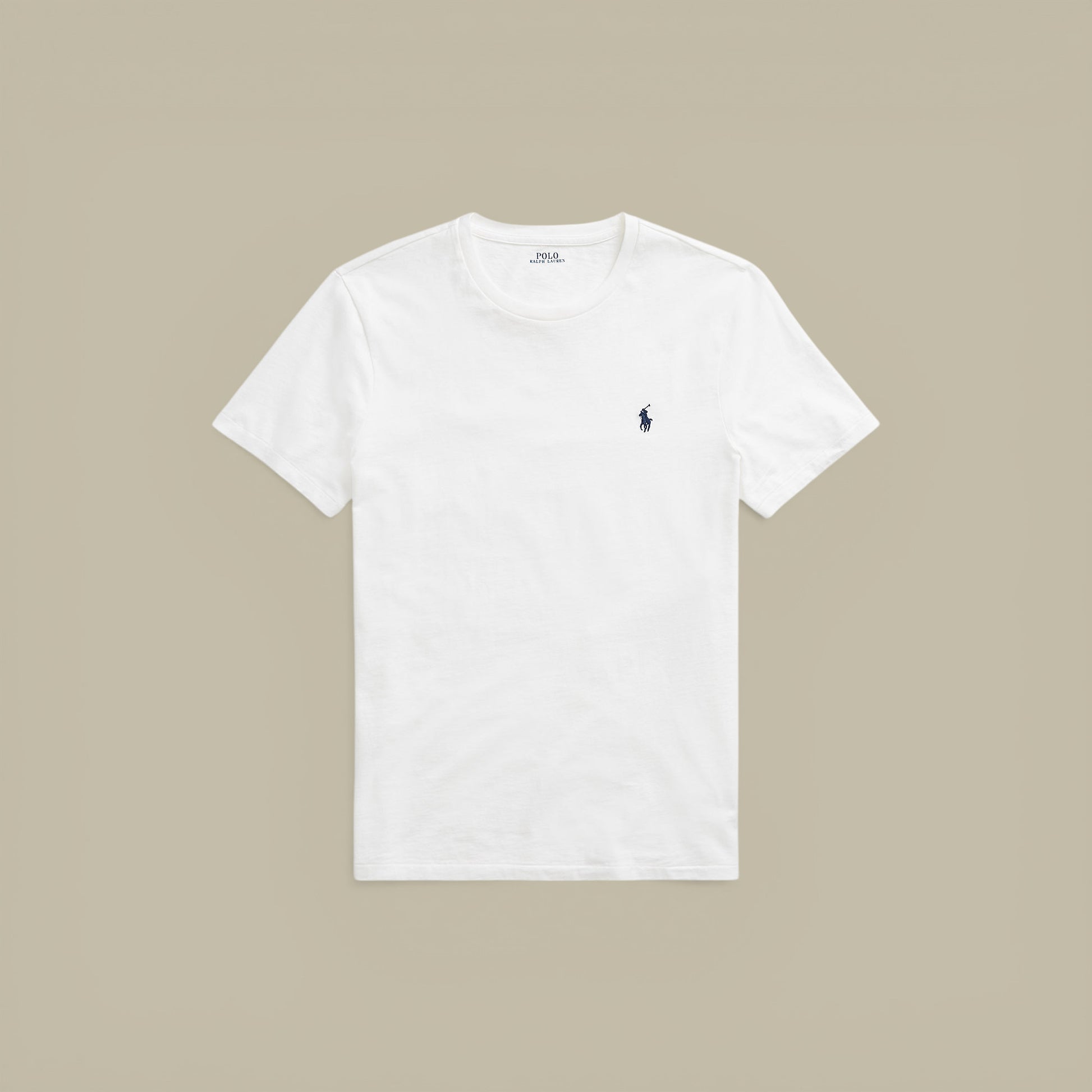 T-shirt Ralph Lauren Blanc - Custom Slim fit Ralph Lauren