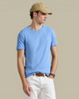 T-shirt Ralph Lauren Bleu - Custom Slim fit Ralph Lauren