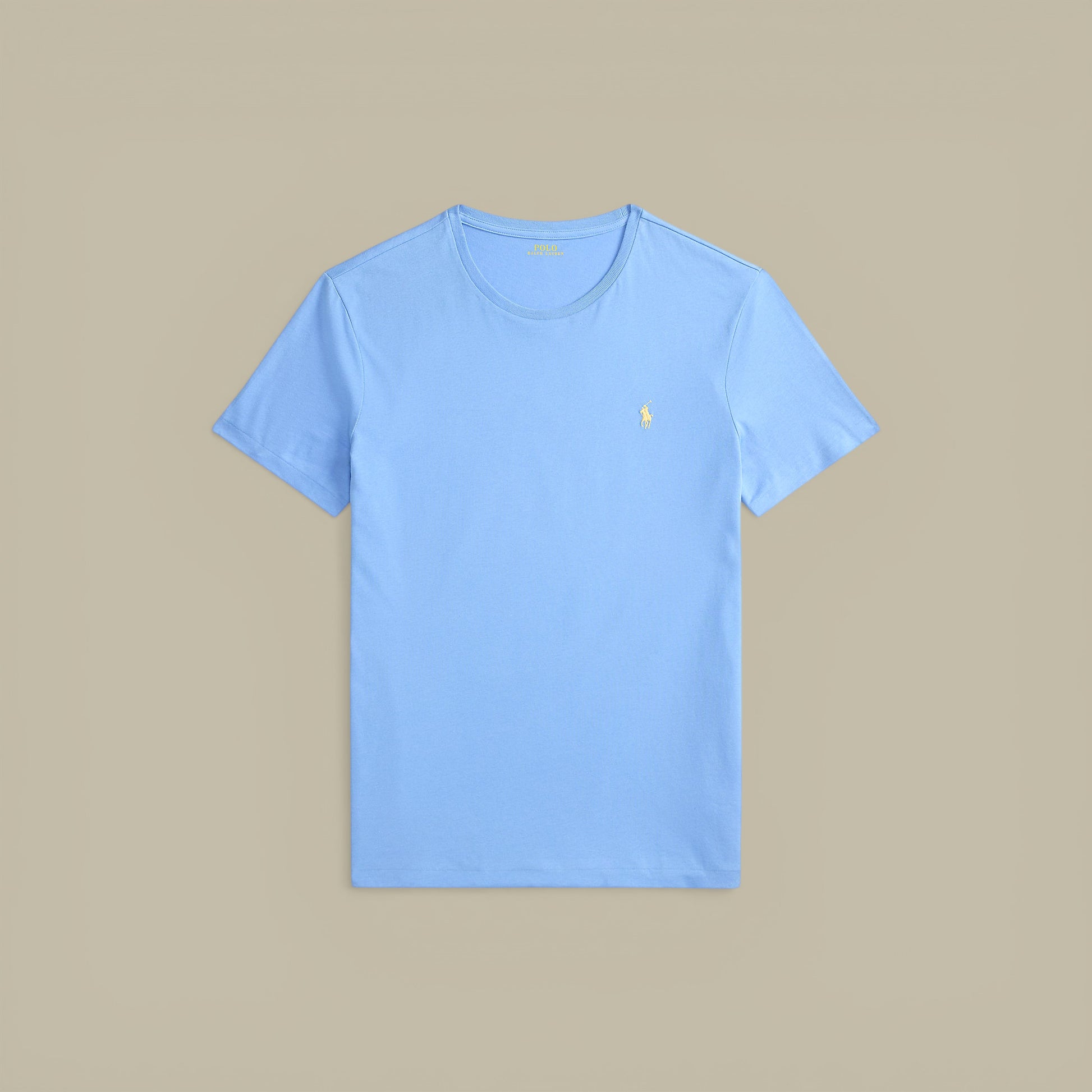 T-shirt Ralph Lauren Bleu - Custom Slim fit Ralph Lauren