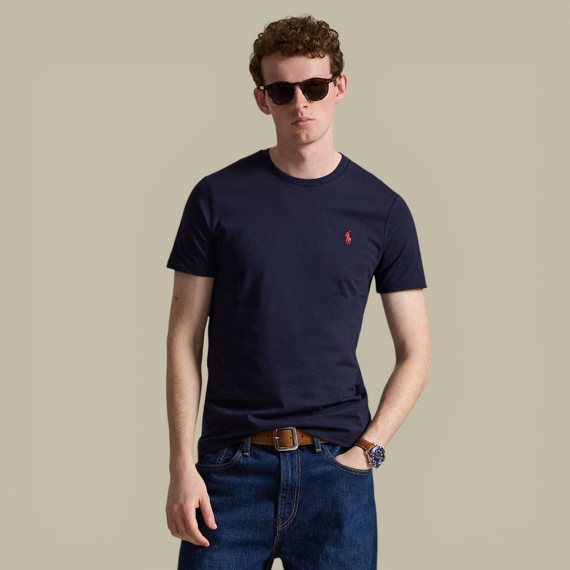 T-shirt Ralph lauren - Bleu Marine Ralph Lauren