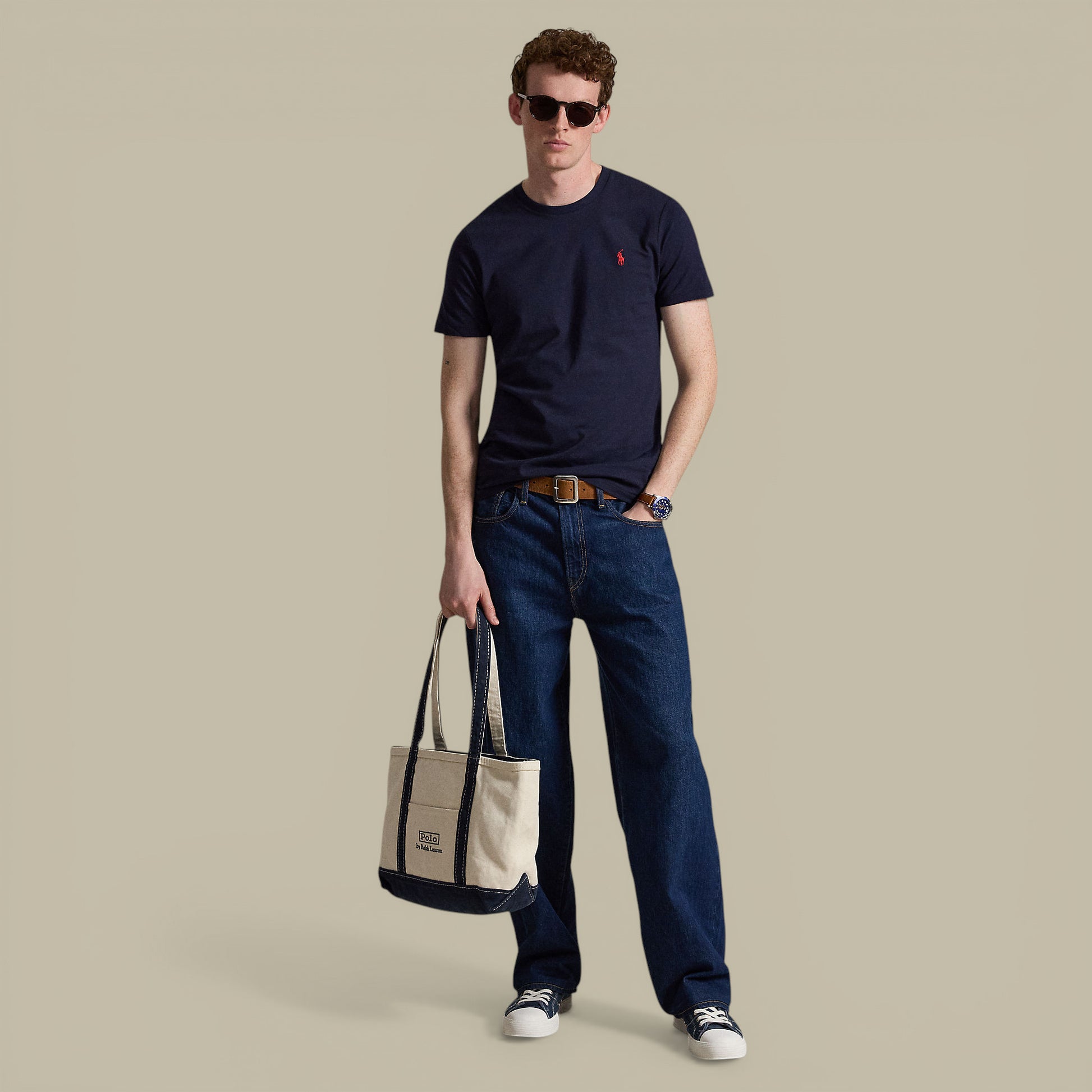 T-shirt Ralph lauren - Bleu Marine Ralph Lauren