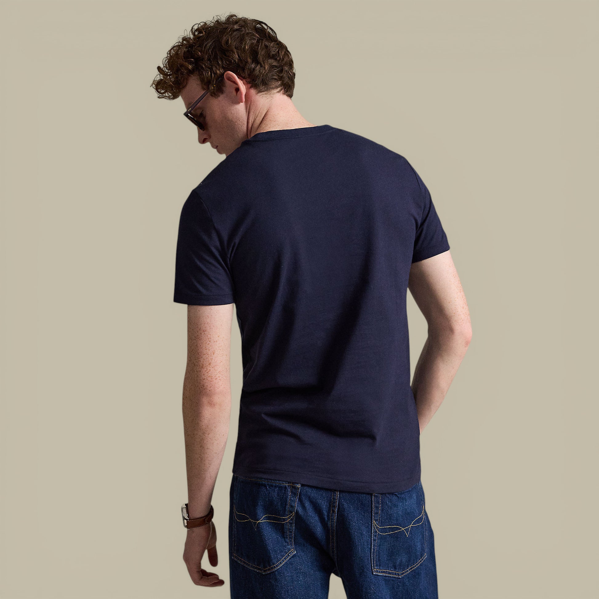 T-shirt Ralph lauren - Bleu Marine Ralph Lauren