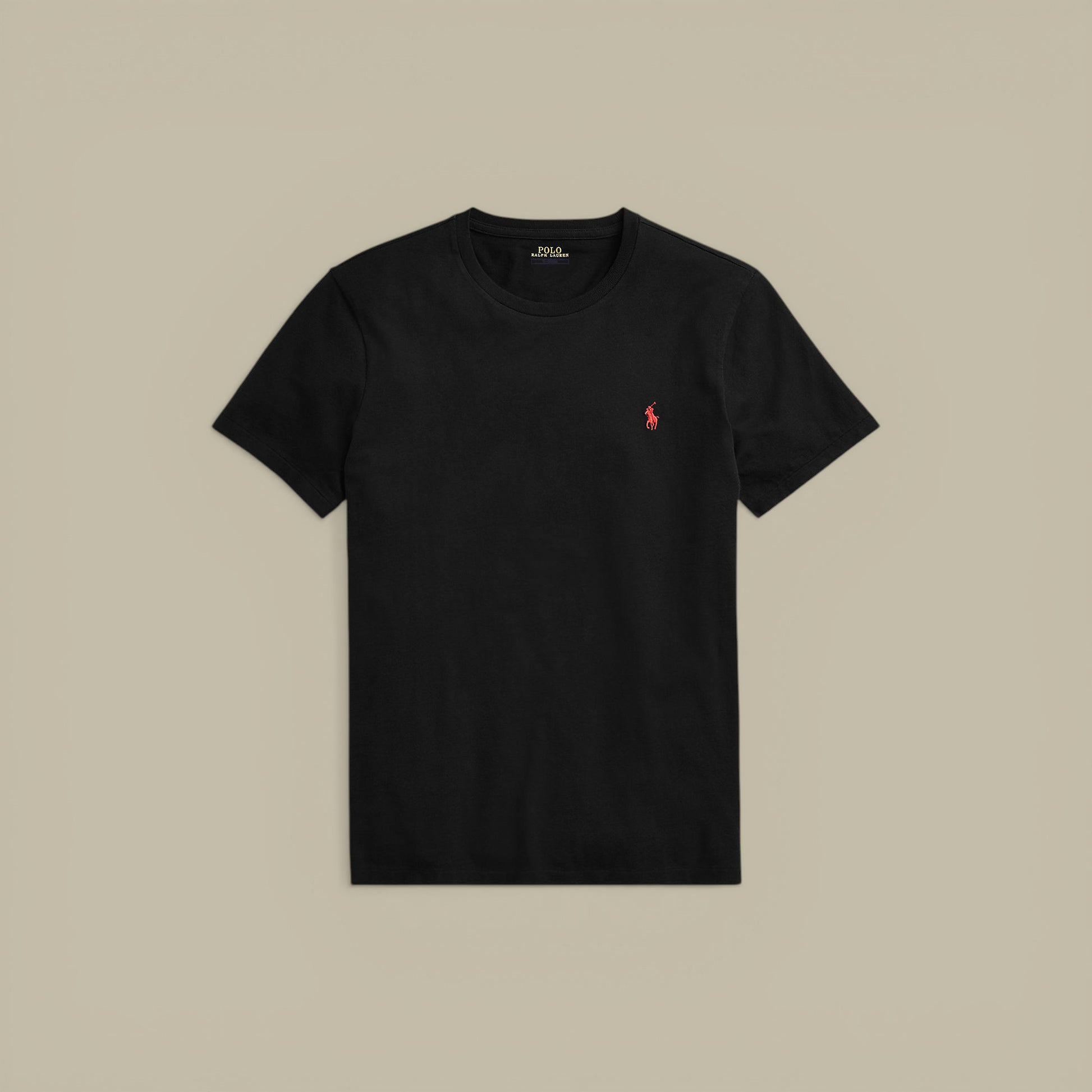 T-shirt Ralph lauren Noir - Custom Slim fit Ralph Lauren
