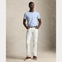T-Shirt Ralph Lauren Bleu - T-SHIRT COL ROND EN JERSEY À COUPE AJUSTÉE PERSONNALISÉE Ralph Lauren