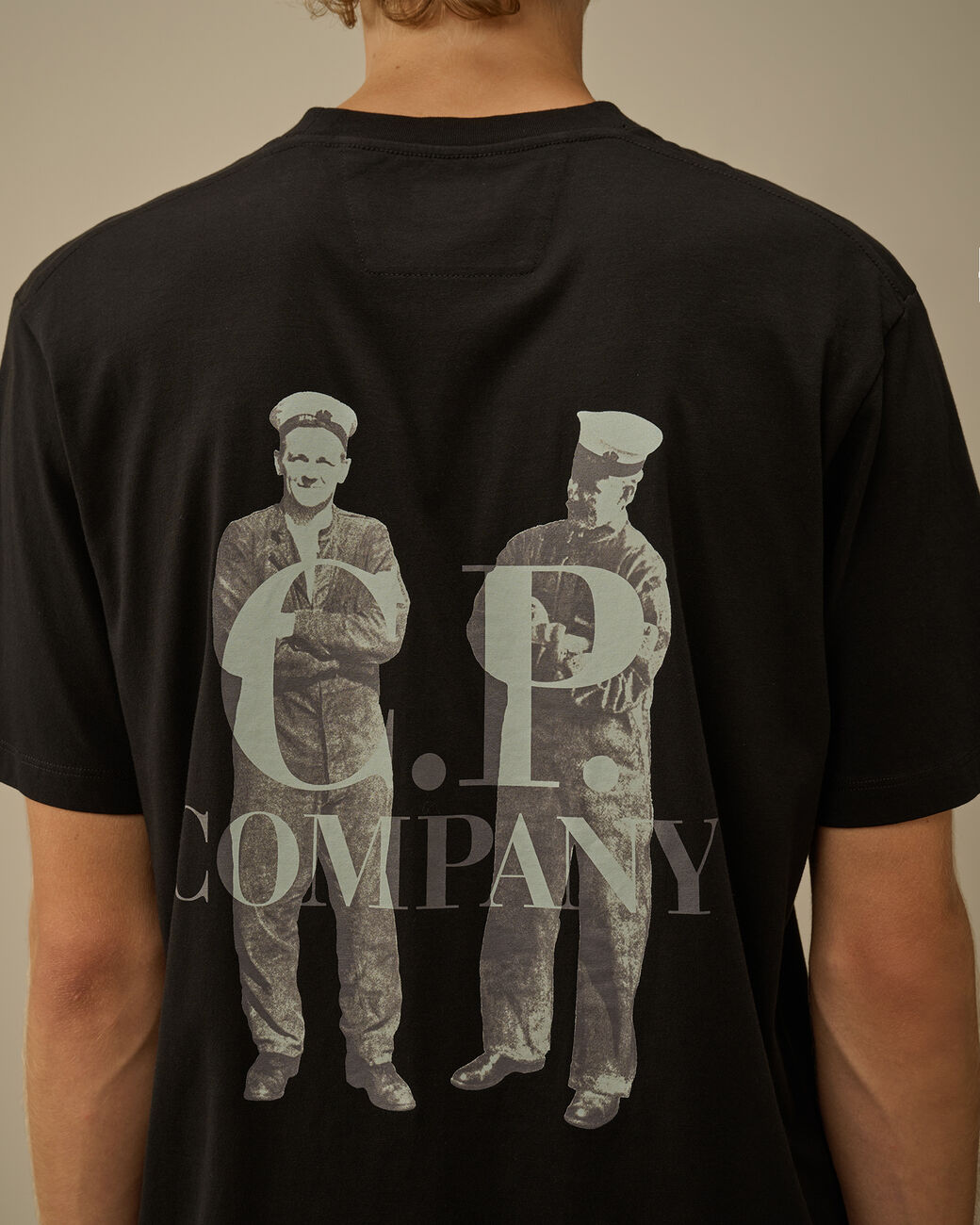 T shirt C.P. Company Noir - British Sailor