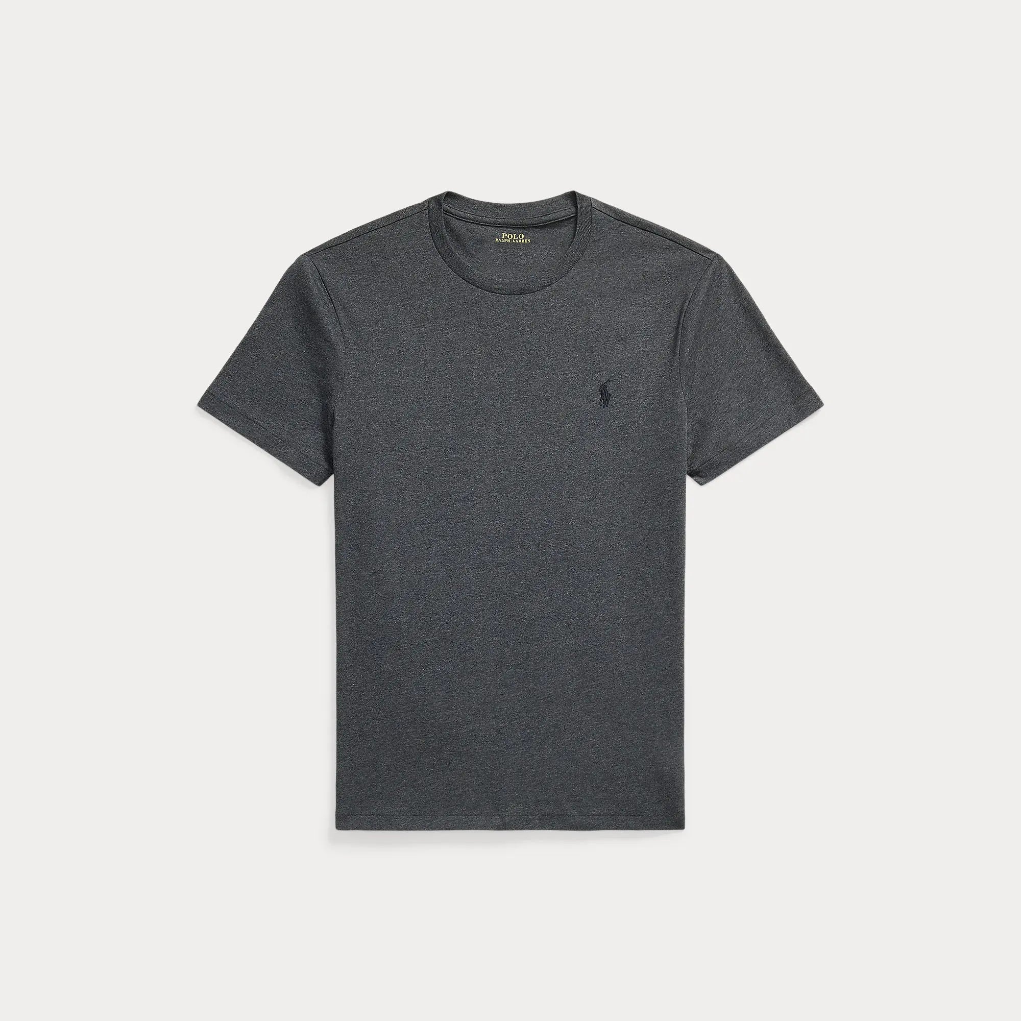 T-Shirt Ralph Lauren Gris - T-SHIRT COL ROND EN JERSEY À COUPE AJUSTÉE PERSONNALISÉE Ralph Lauren