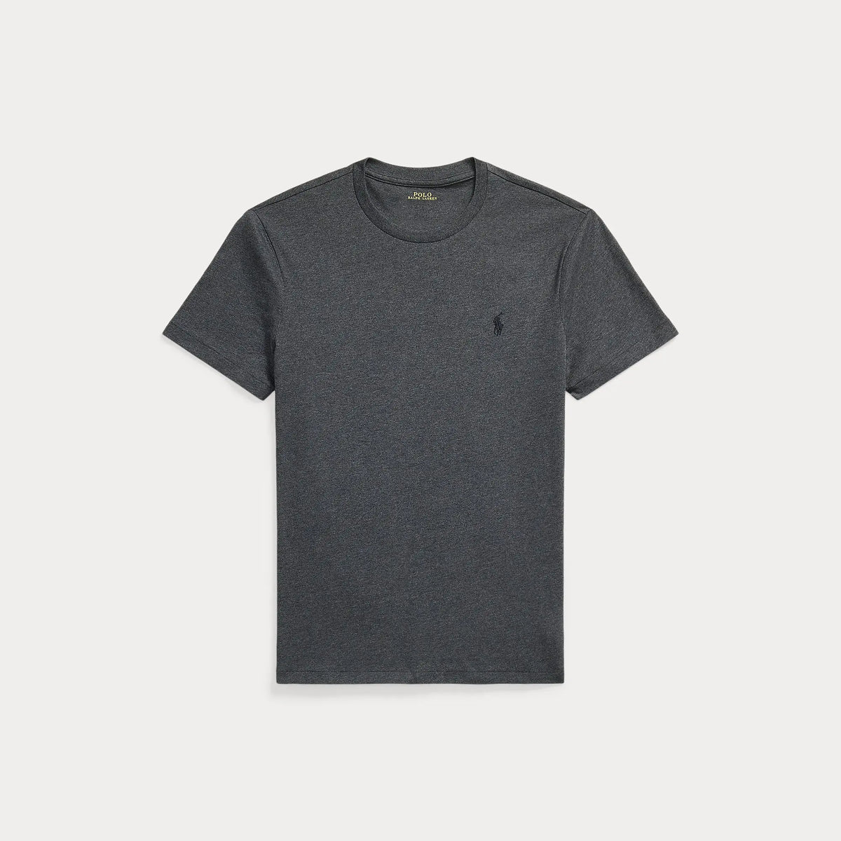 T-Shirt Ralph Lauren Gris - T-SHIRT COL ROND EN JERSEY À COUPE AJUSTÉE PERSONNALISÉE Ralph Lauren