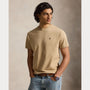 T-Shirt Ralp Lauren Beige - T-SHIRT COL ROND EN JERSEY À COUPE AJUSTÉE PERSONNALISÉE Ralph Lauren