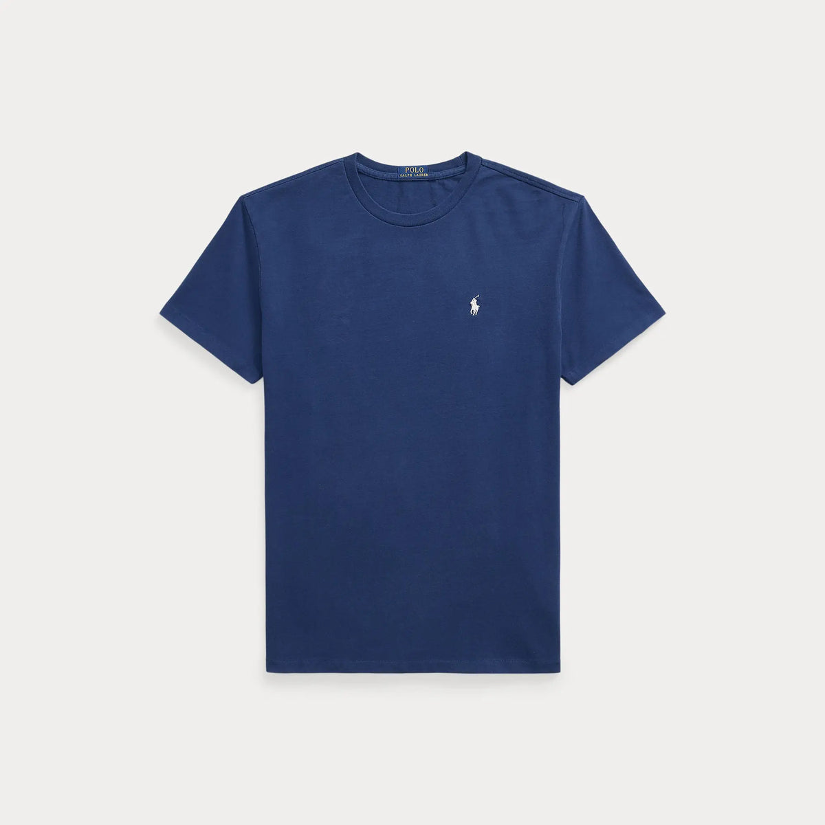 T-Shirt Ralph Lauren Bleu - T-SHIRT EN MAILLOT COUPE CLASSIQUE Ralph Lauren