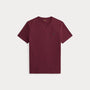 T-Shirt Ralph Lauren Bordeaux - T-SHIRT COL ROND EN JERSEY À COUPE AJUSTÉE PERSONNALISÉE Ralph Lauren