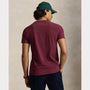 T-Shirt Ralph Lauren Bordeaux - T-SHIRT COL ROND EN JERSEY À COUPE AJUSTÉE PERSONNALISÉE Ralph Lauren