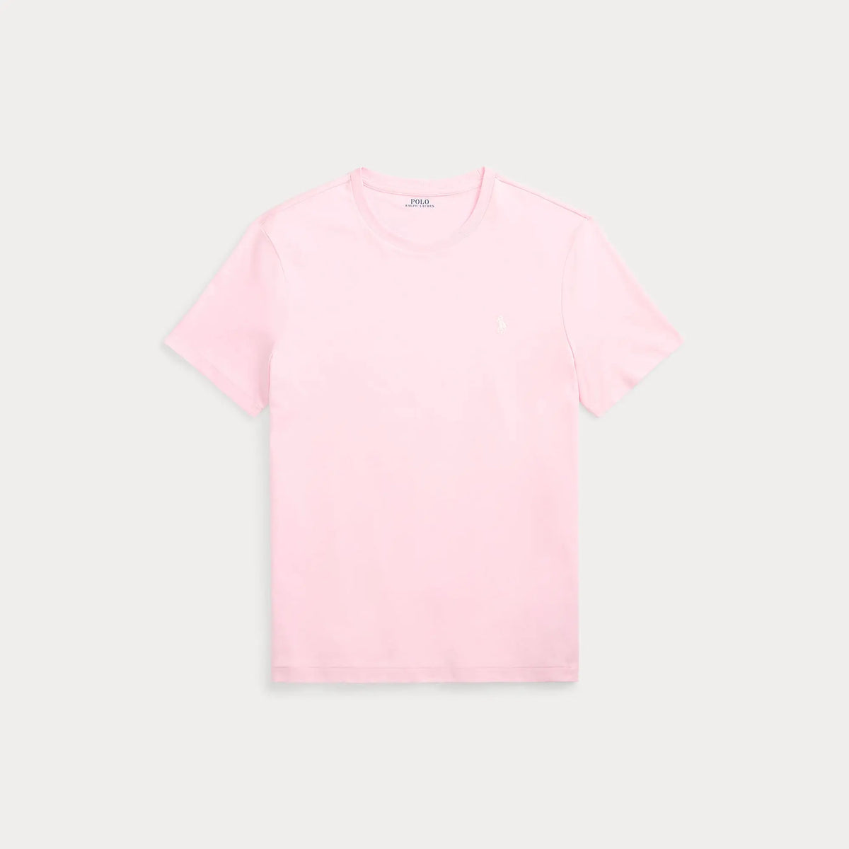 T-Shirt Ralph Lauren Rose - T-SHIRT COL ROND EN JERSEY À COUPE AJUSTÉE PERSONNALISÉE Ralph Lauren