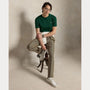 T-Shirt Ralph Lauren Vert - T-SHIRT COL ROND EN JERSEY À COUPE AJUSTÉE PERSONNALISÉE Ralph Lauren