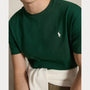 T-Shirt Ralph Lauren Vert - T-SHIRT COL ROND EN JERSEY À COUPE AJUSTÉE PERSONNALISÉE Ralph Lauren