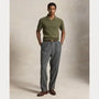 Polo Ralph Lauren Kaki - POINTELLE-RIBBED POLO SHIRT Ralph Lauren