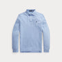Polo Manche Longue Ralph Lauren Bleu - POLO EN MAILLE CUSTOM SLIM FIT Ralph Lauren