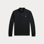 Polo Ralph Lauren Noir - Polo en maille extensible coupe ajustée Ralph Lauren
