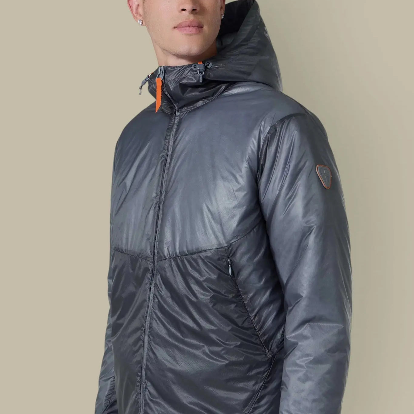 Veste à Capcuhe Gertrude - Bleu Gertrude