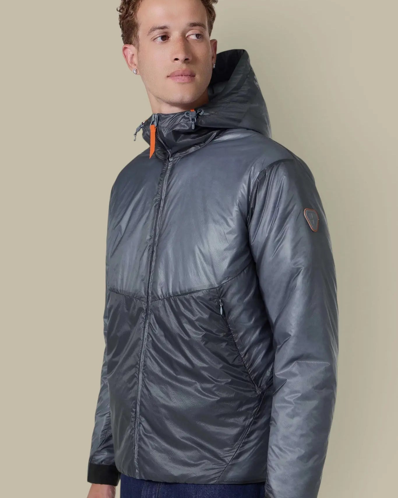 Veste à Capcuhe Gertrude - Bleu Gertrude