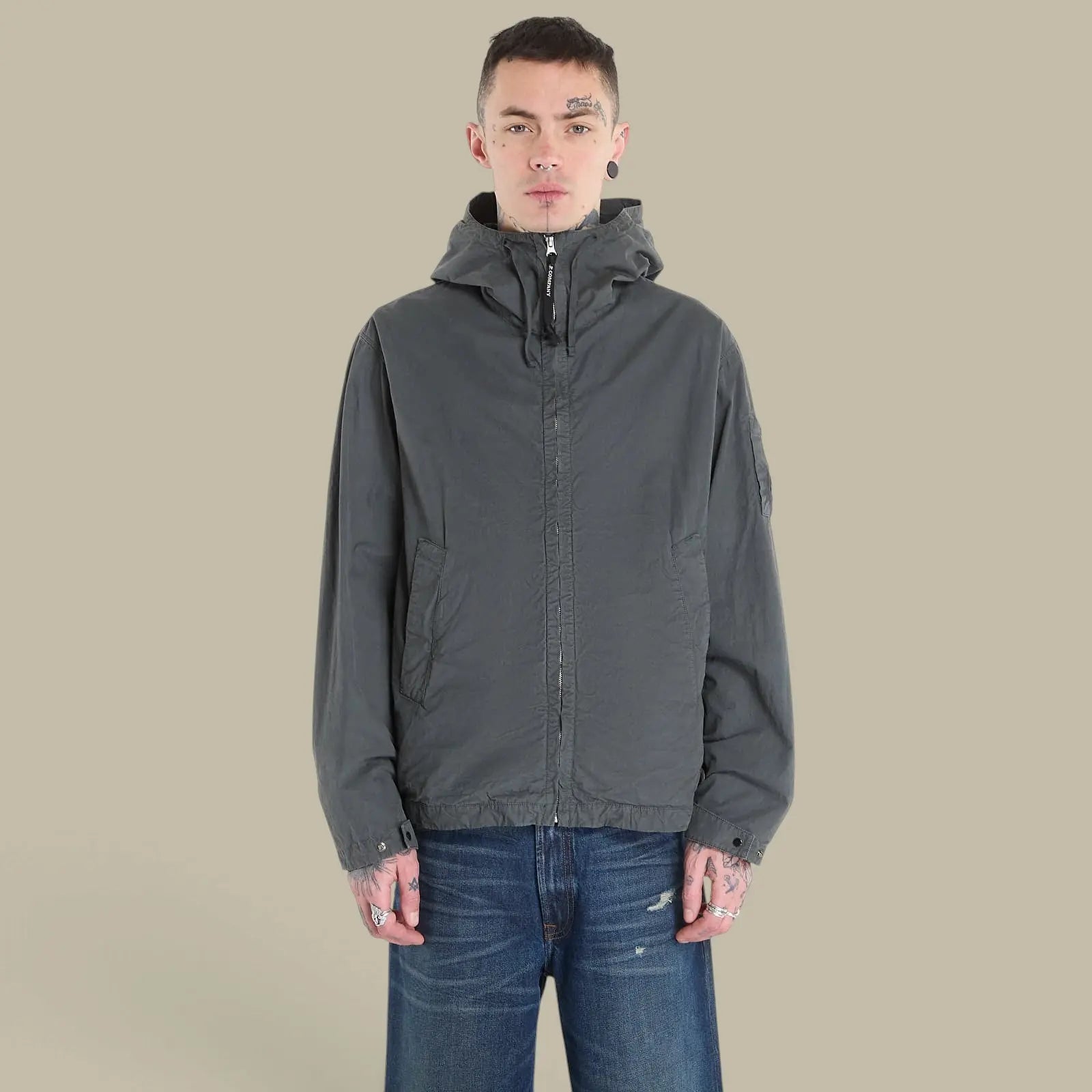 Veste à Capuche C.P. Company Gris - Micro-Reps C.P. Company