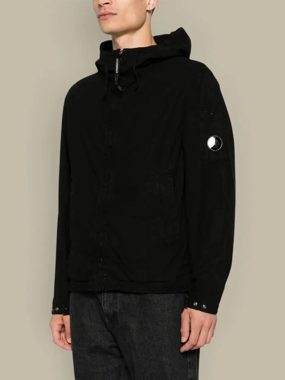 Veste à Capuche C.P. Company Noir - Micro-Reps C.P. Company