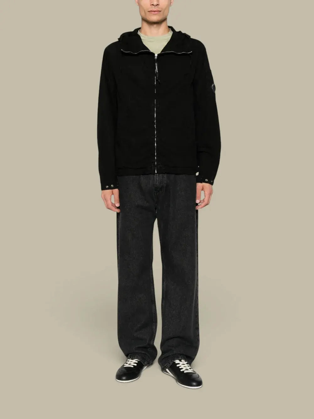Veste à Capuche C.P. Company Noir - Micro-Reps C.P. Company
