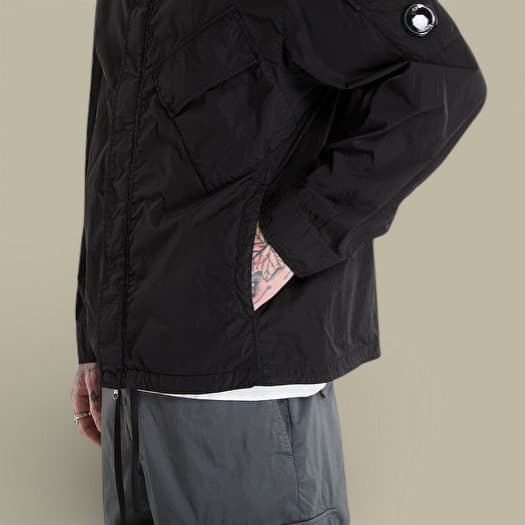 Veste à capuche C.P. Company Noir - Chrome - R - veste