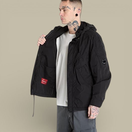 Veste à capuche C.P. Company Noir - Chrome - R - veste