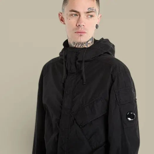 Veste à capuche C.P. Company Noir - Chrome - R - veste