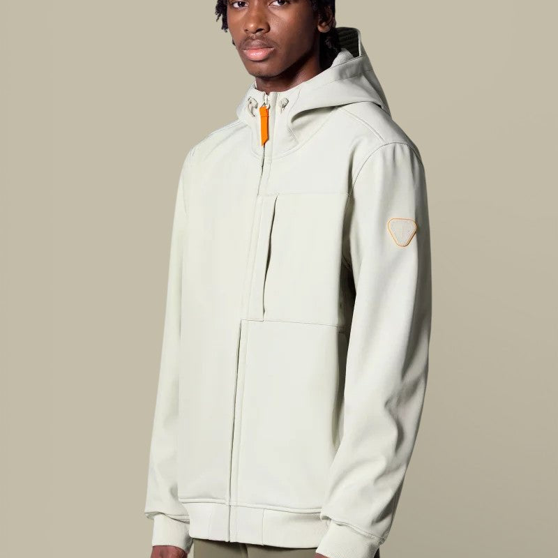 Veste à capuche Gertrude Gris Beton - Softshell - veste