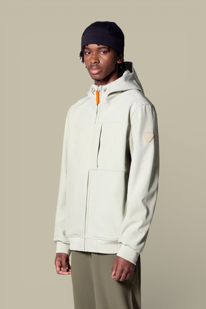 Veste à capuche Gertrude Gris Beton - Softshell - veste