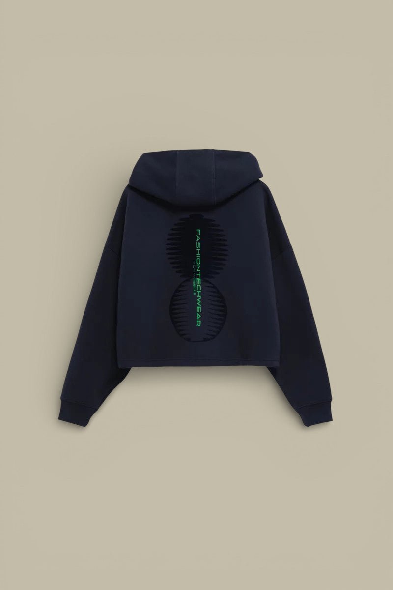 Veste à capuche Gertrude Marine - Angelina - veste