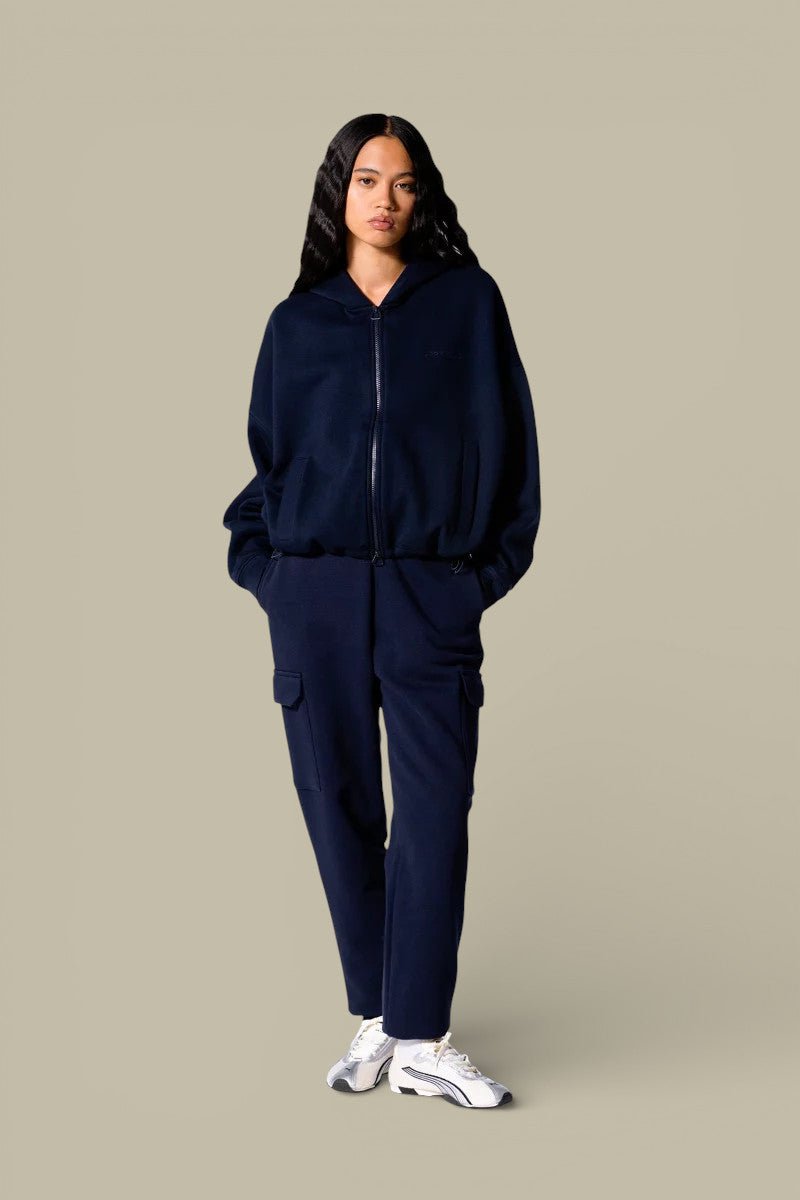 Veste à capuche Gertrude Marine - Angelina - veste