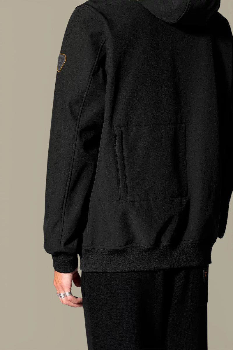 Veste à capuche Gertrude Noir - Softshell - veste