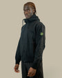 Veste à Capuche Stone Island col montant  - Black Stone Island