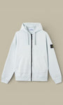 Veste à Capuche Stone Island - Bleu ciel - sweat