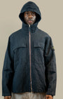 Veste à Capuche Stone Island Bleu marine - Velours Côtelé Stone Island