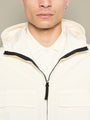 Veste à Capuche Stone Island Creme - Stretch Organic - veste