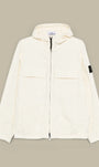 Veste à Capuche Stone Island Creme - Stretch Organic - veste