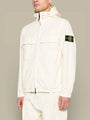 Veste à Capuche Stone Island Creme - Stretch Organic - veste