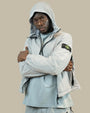 Veste à Capuche Stone Island Gris - Nylon Ultralight Stone Island