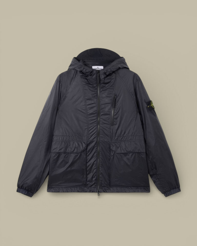 Veste à Capuche Stone Island Noir - Light Ripstop Cordura - veste