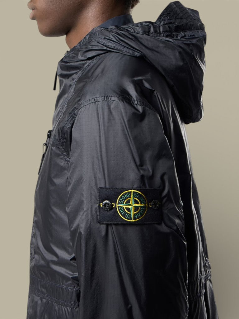 Veste à Capuche Stone Island Noir - Light Ripstop Cordura - veste