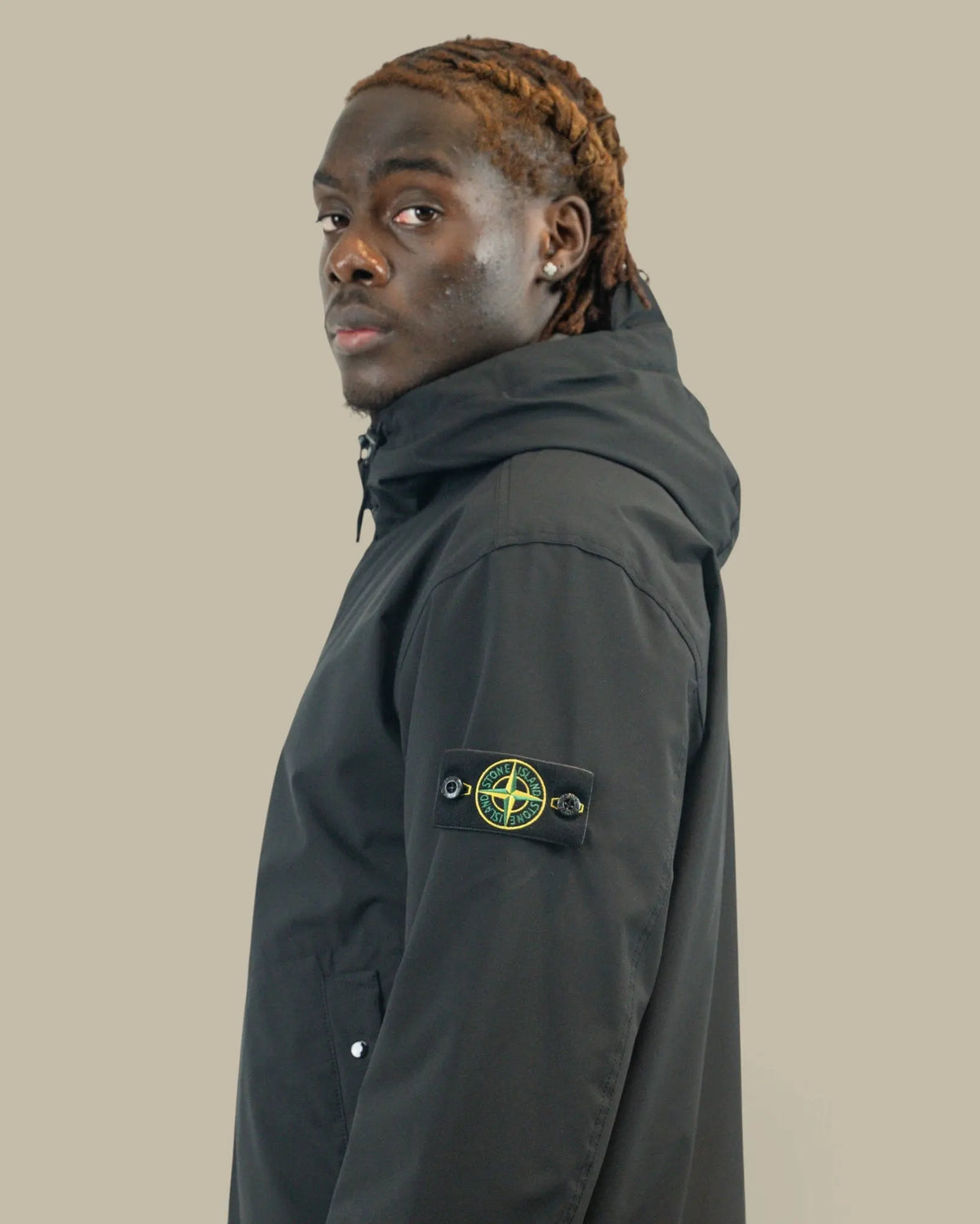 Veste à Capuche Stone Island Noir - Soft Shel Stone Island