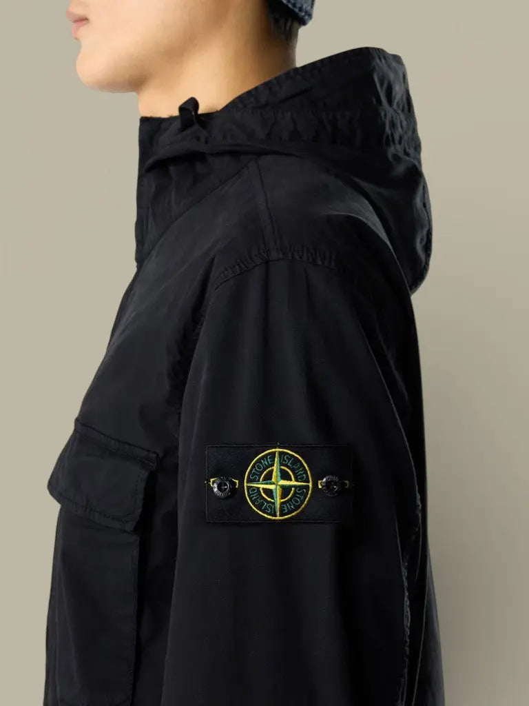 Veste à Capuche Stone Island Noir - Stretch Organic - veste