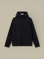 Veste à Capuche Stone Island Noir - Stretch Organic - veste